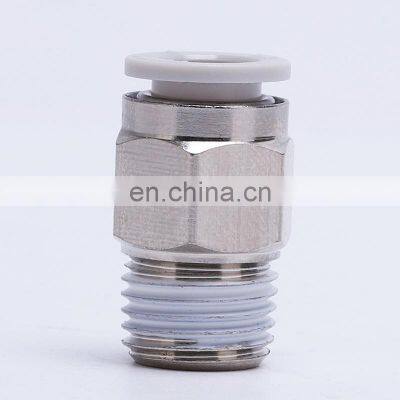 Pneumatic PC4-03 Thread Direct Connection Plastic Tube Hose Connector Straight Air Hose Pipe Brass Pneumatic Fitting