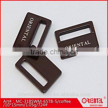 Square Sky-blue Metal Flat Logo Badge photo-2