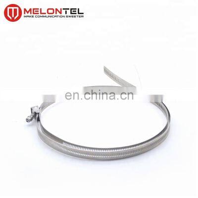 MT-1707 304 Stainless Steel Hose Post Pipe Clamp Stainless Steel Hoop Fastener Hoop Fastening Retractor for Pole Hose Clamp photo-5