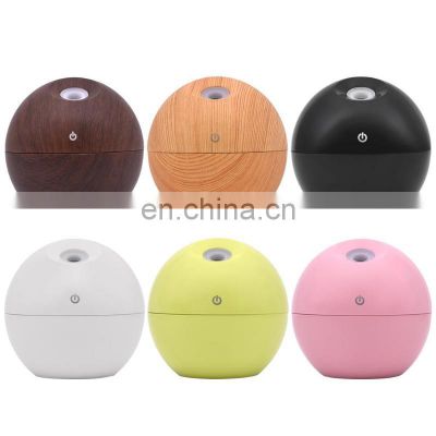 Factory Direct Supply 130ML Electric Ultrasonic Mini USB LED Car Aroma Essential Oil Diffuser