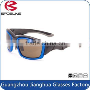 Simple design dual mirror lens cycling glasses windproof protective sports goggles