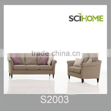 Sectional Sofa New Designs Set With Solid Larch Wooden Sofa
