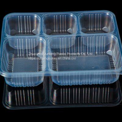 3/4/5 Compartment Disposable Plastic Food Container Food Grade PP Meal Pre Lunch Box With Lid photo-3