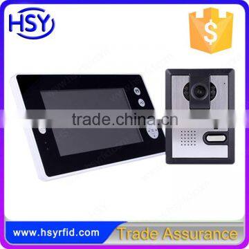 2 Way Voice 5JLi Battery CMOS Camera 100-240V Power Multi Apartments Video Door Phone With Remote Control photo-2