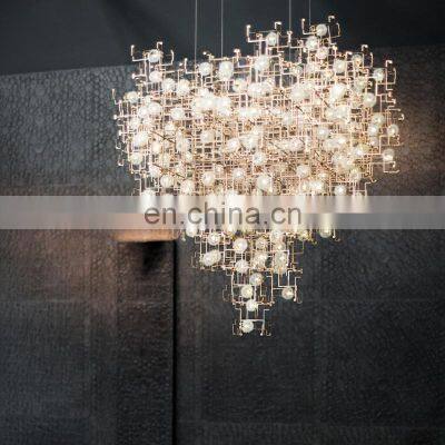 Chandelier Ceiling Hanging Modern Bedside Pendant Lamp Lighting For Hotel Restaurant