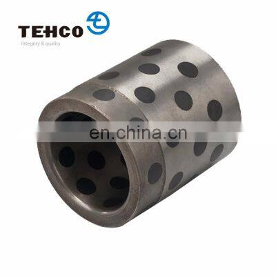 High Quality CNC Milling Solid Lubricating Iron base Self Lubricating Sleeve Iron Bushing