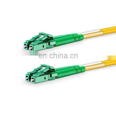 LC APC to LC APC Duplex 2.0mm PVC (OFNR) 9125 Single Mode Fiber Patch Cord Cable photo-5