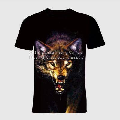 100% Polyester Quick Dry Fitted Silk Sports Superdry Gym Wear Fitness Running Athletic Streetwear T-shirt for Unisex