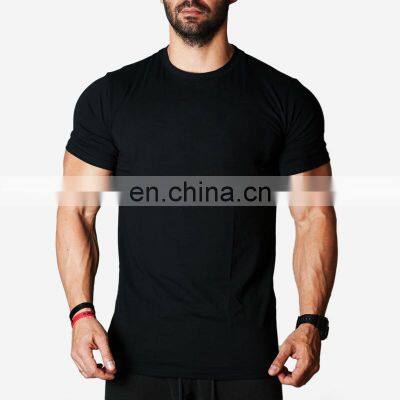 Wholesale Mens Compression Short Sleeve Running T Shirts Quick Dry Breathable Hot Seller Amazon  Fitness Gym T-Shirt