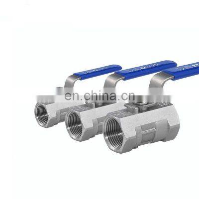 Sanitary 3 Way Ss316 Stainless Steel Brass 1/2 Long Handle Ball Valves