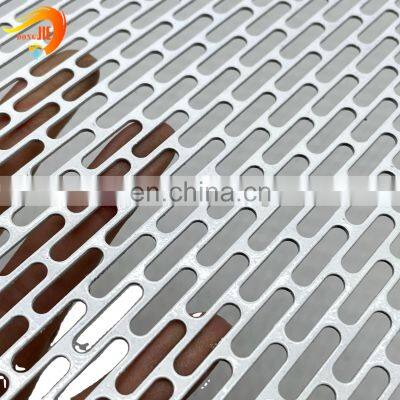 304 Stainless Steel Sheets Galvanized Decorative Punching Sheet Perforated Metal Mesh