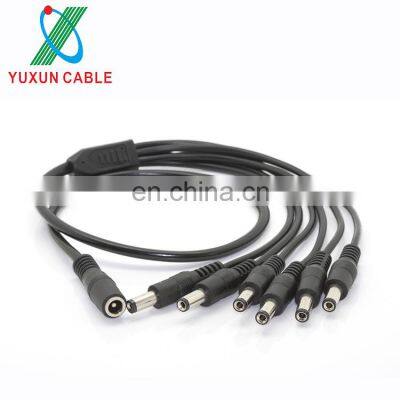 12-36V 5.5mm*2.1mm/5.5*2.5mm 1 To 8 Way Power Splitter DC Cable photo-2