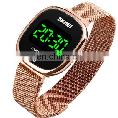 New Arrival Skmei 1589 Rose Gold Sport Watch Digital Wrist watch Led Backlight Waterproof for Women