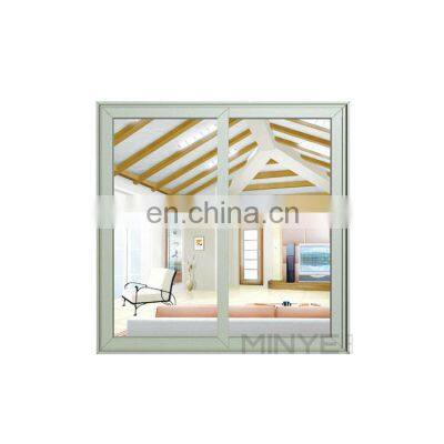 Custom aluminum alloy sliding window Germany handle double toughened glass