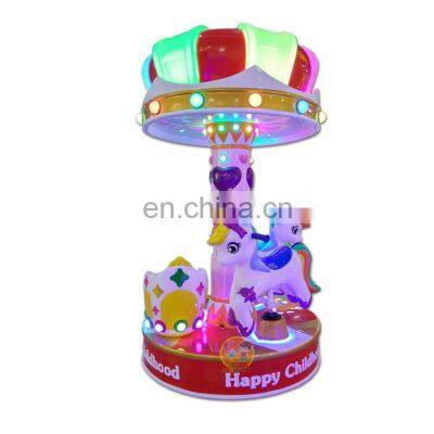 Factory sale small electric merry go round ride for supermarket carousel