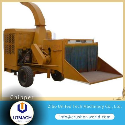 100HP wood diesel chipper shredder