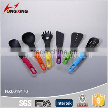 6pcs Plastic Kitchen Utensils Made Of Nylon Handle