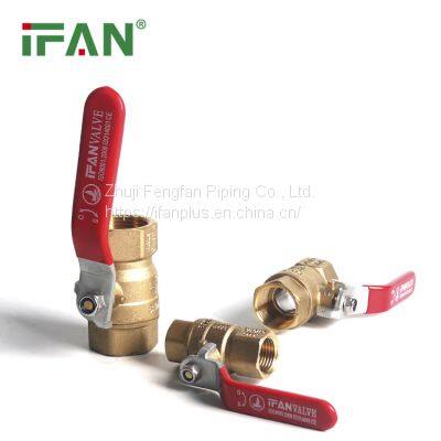 IFAN High Quality Brass Ball Valve 3/4 Female Ball Valve Water Supply Brass Valve