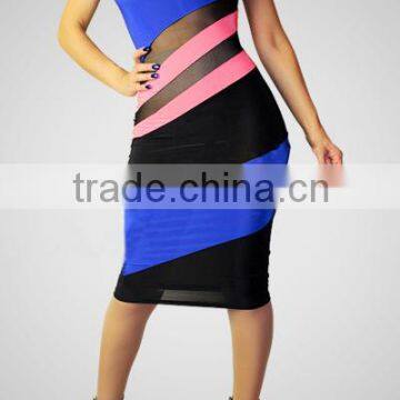Ladie Fashion Dress Sleeveless Evening Dress Sexy Free Prom Dress photo-4