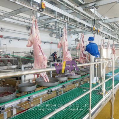 Goat Slaughter Machine Offal Synchronous Quarantine Conveyor For Sheep Slaughterhouse