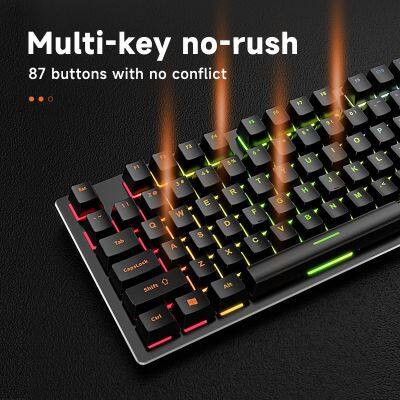 Amazons Top Seller FV-Q301 Wired Mechanical Keyboard Typewriter Gaming Waterproof Keyboard for Computer photo-3