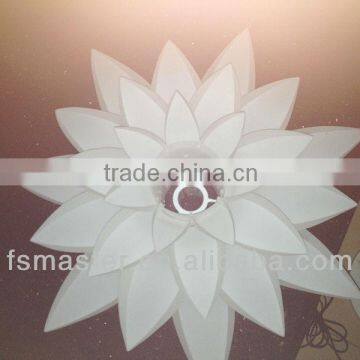 New Design Hot Sale Fashion pp Material Petal Flower Shape Lamp Pendant Light photo-3