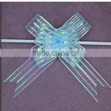 China Wholesale 2015 New Design Organza Butterfly Ribbon Pull Bow for gift package,wedding