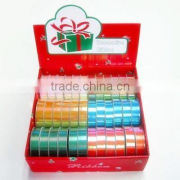 2cm*3m Colorful Metallic SP Ribbon for Gift Wrapping and Christmas,Party,holiday decoration