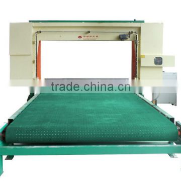 Automatic horizontal low density polyurethane mattress foam block sheet cutting machine