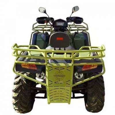 4WD shaft driving 350CC 4X4 quad ATV with safe bumper and big power