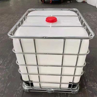 Supply Brand-new Square Ton Barrels of 1000L Plastic Thickened Container Barrels With Stable Inventory and Fast Delivery. photo-4