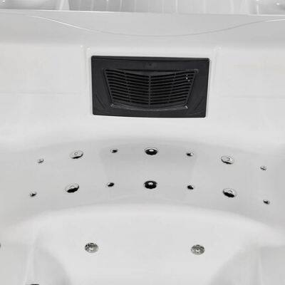 In-ground Infinity Smart Temperature-controlled Finished Swimming Pool; Small Home Wave-reverse Current Fitness Pool; Acrylic Family photo-5