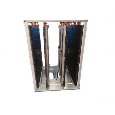 Customized 100-Slots ESD PCB Magazine Rack with Double side Panel for Efficient Pcb Storage