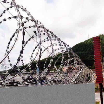 Hot-Dipped Galvanized Concertina Razor Barbed Wire for Security Fencing photo-5