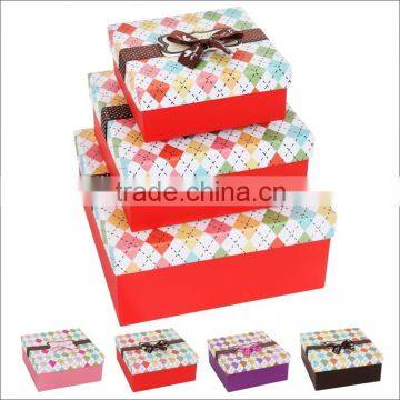 high quality free sample and shipping paper bow tie packaging box