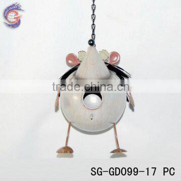 wholesale metal hedgehog shape cage for garden decoration