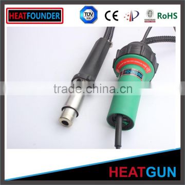 Hand held plastic welding torch