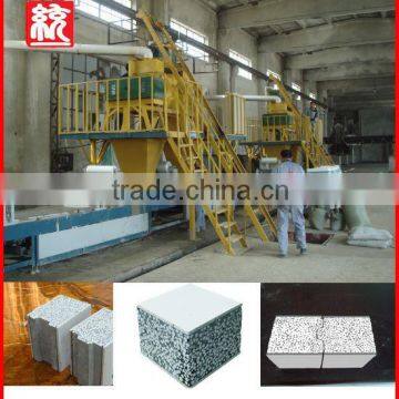 Construction using lightweight hollow core mgo machine