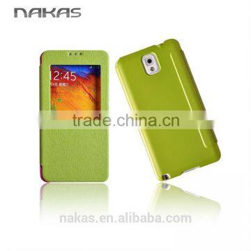 NEW Mobile Phone for samsung galaxy note 3 leather case window