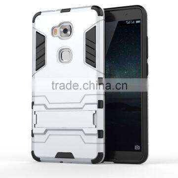 For Huawei Mate 8 Mate s Ascend P8 P8 Lite P9 P9 Lite G8 P9 Plus Honor 5X Armor Cover Iron Man Kickstand Case Shockproof photo-2