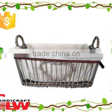 wholesale wicker baskets, 1 piece full wicker basket made in China