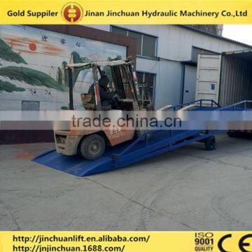 10 tons yard ramps for loading and unloading container mobile dock ramp