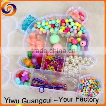 Animal shape plastic box bracelet beads