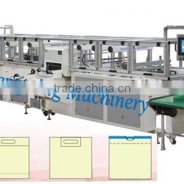 Full automatic computer control patch bag & handle bag multi-function bag making machine(FM-RJHQ-800A)