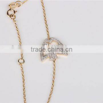 Lovely Fish Shape Bracelet 925 Cheap Silver Bracelet With CZ Bracelet photo-4