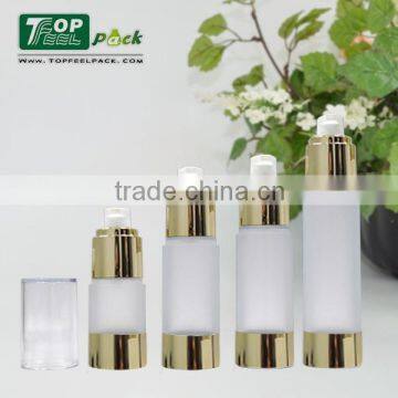 PA01 clear empty luxury china acrylic cosmetic bottle acrylic cosmetic airless bottle AS airless pump bottle for lotion