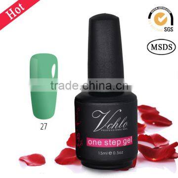 2016 popular 3 in 1 gel polish no base no top coat one step gel polish