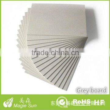 Double grey laminated board cardboard