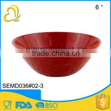 low price 6" round salad melamine rice bowl