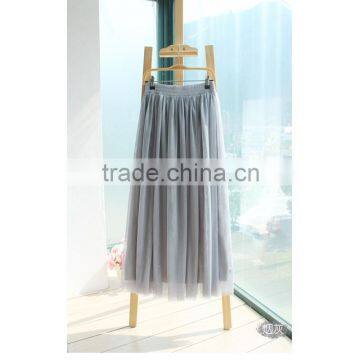 custom sliver grey skirt ladies fashion long maxi skirt dresses women formal black long skirts dress